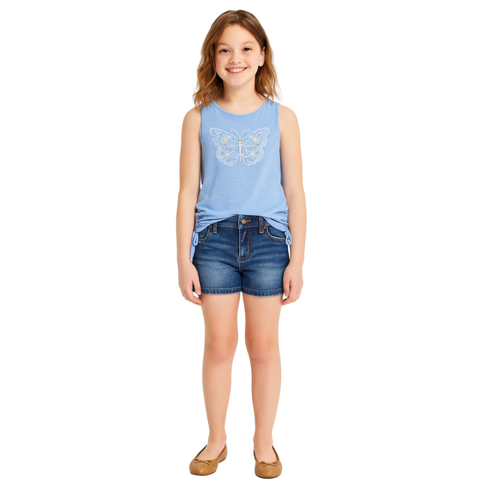 Speechless - Big Girls Sleeveless Shirt (Small)