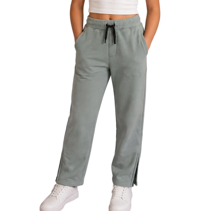 Calvin Klein - Big Girls Straight Leg Ankle Zipper Pants