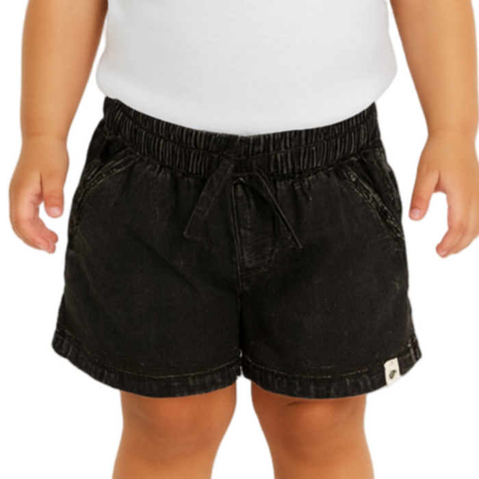 Cotton On - Toddler Girls Kelsie Short Black Wash (2)
