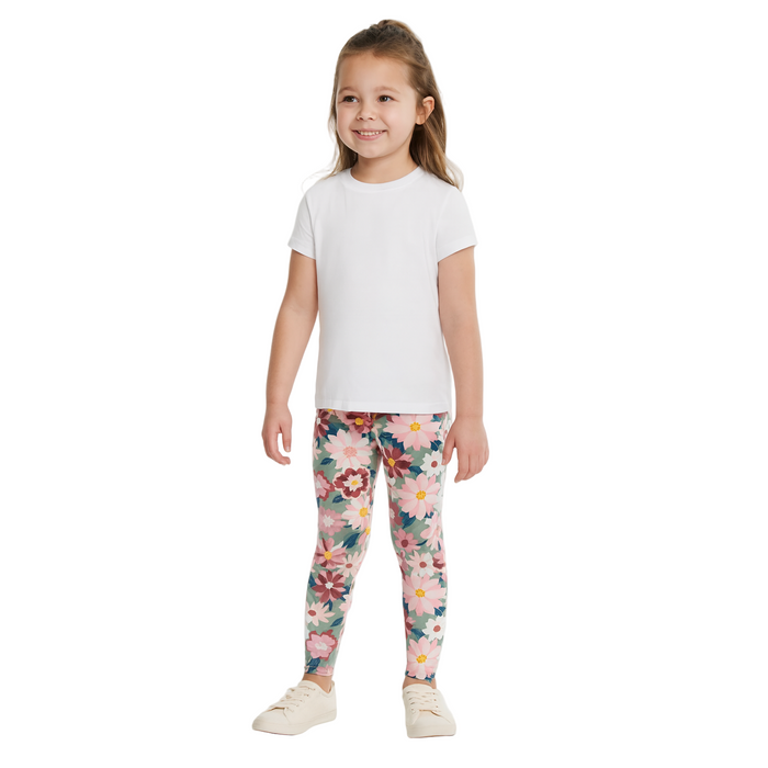 Epic Threads - Granite Green Floral Leggings