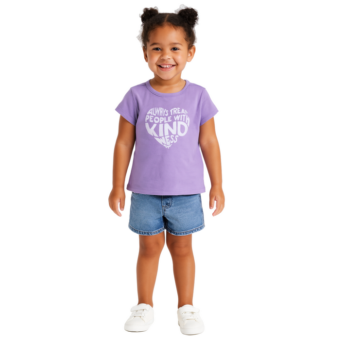 Epic Threads - Toddler Girls Short Sleeve Top Creamy Freesia (4)