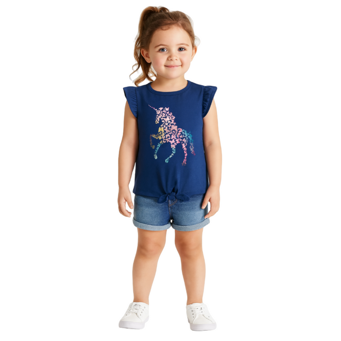 Epic Threads - Toddler Girls Flutter Sleeve Top (4)