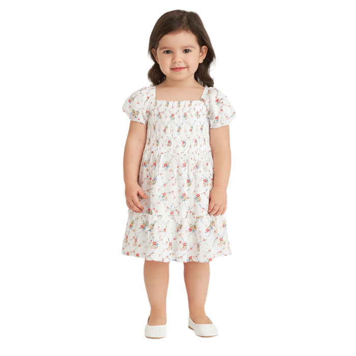 Polo Ralph Lauren - Toddler Girls Floral Cotton Jersey Dress