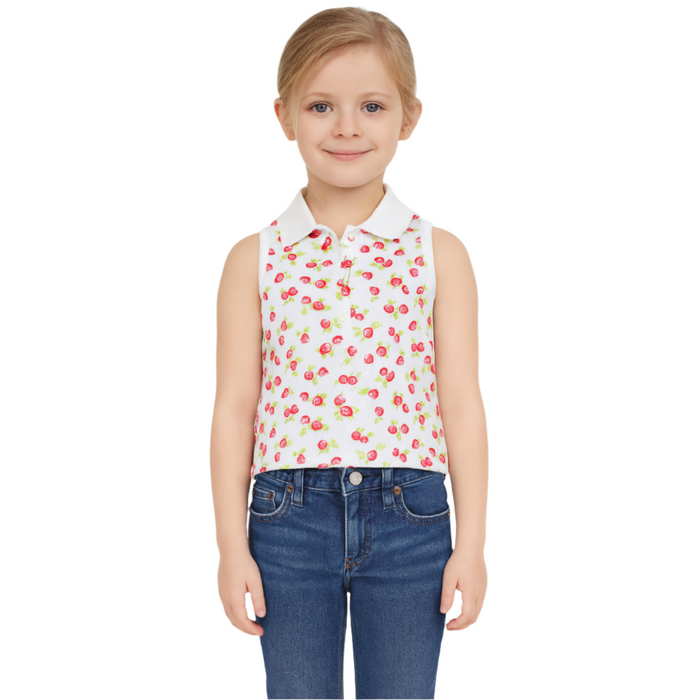 Polo Ralph Lauren - Toddler Strawberry Print Sleeveless Top (5-6)