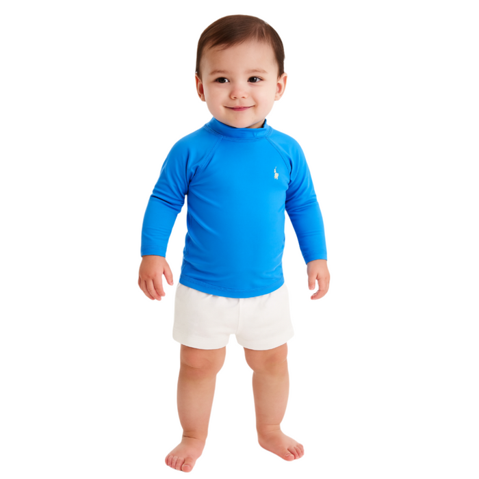 Polo Ralph Lauren - Baby Boys Long Sleeves Swimwear Harbor Island Blue (9M to 12M)