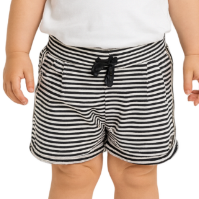 Name It - Striped Cotton Shorts