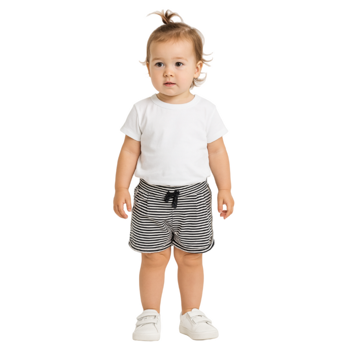 Name It - Striped Cotton Shorts