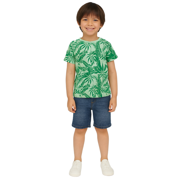 Name It - Kids Short Sleeve Top Green Hemlock
