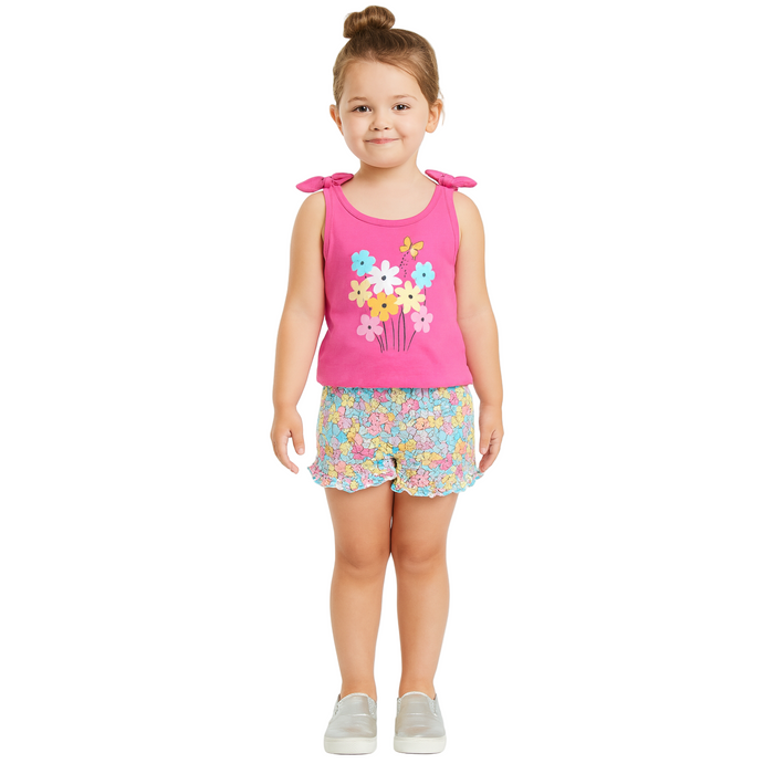 Kids Headquarters - Little Girls Tank Top and Shorts (6)