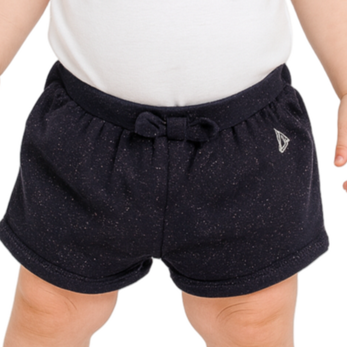 Petit Bateau - Metallic Shorts for Girls (3M)