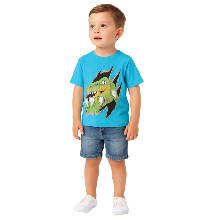 The Children's Place - Toddler Boys Short Sleeve T-Shirt Dino Claw Graphic