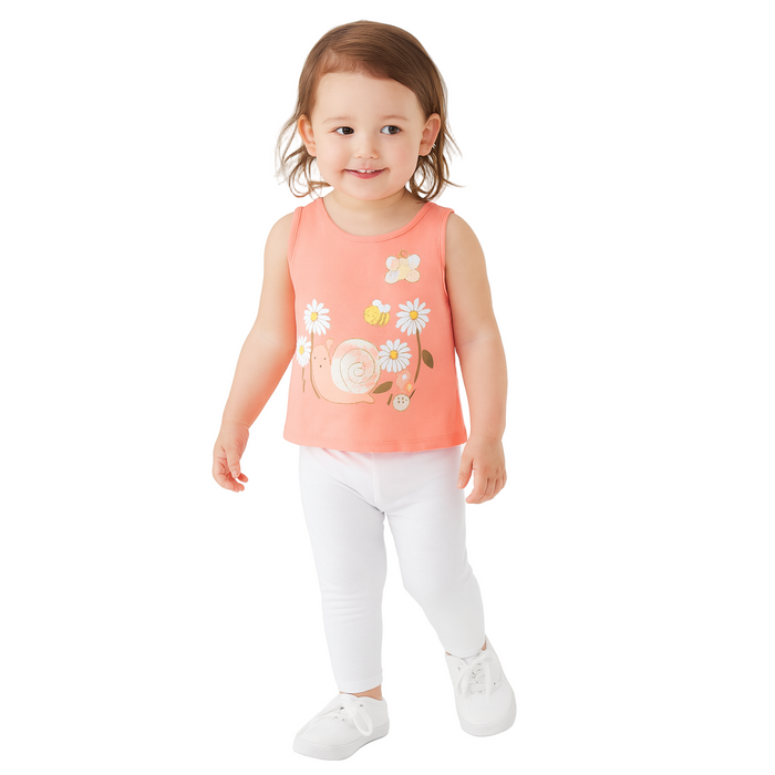 The Children's Place - Toddler Girls Sleeveless Garden Creatures Graphic