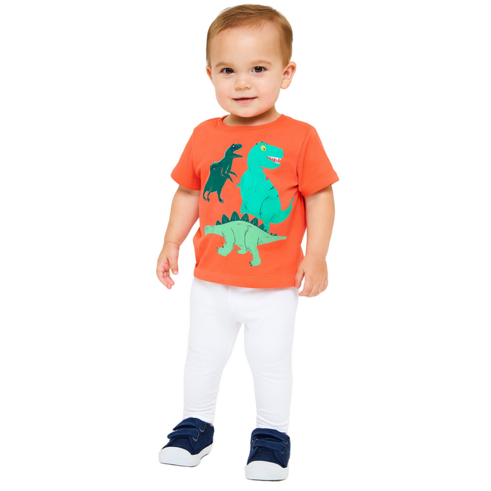 The Children's Place - Toddler Boys Short Sleeve T-Shirt Dinosaur Graphic