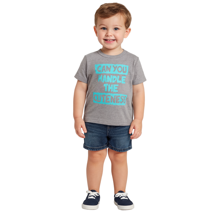 The Children's Place - Toddler Boys Short Sleeve Can You Handle The Cuteness Graphic