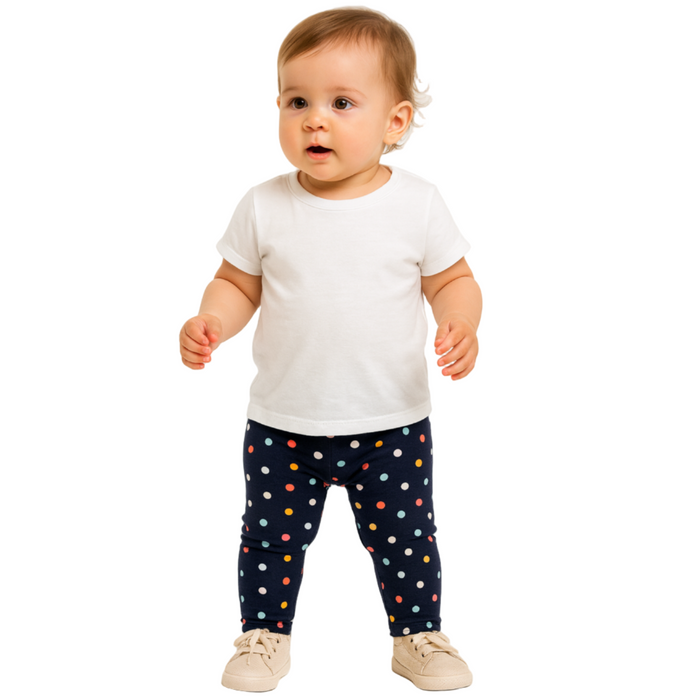 Name It -  Organic Dotted Leggings (9M-12M)
