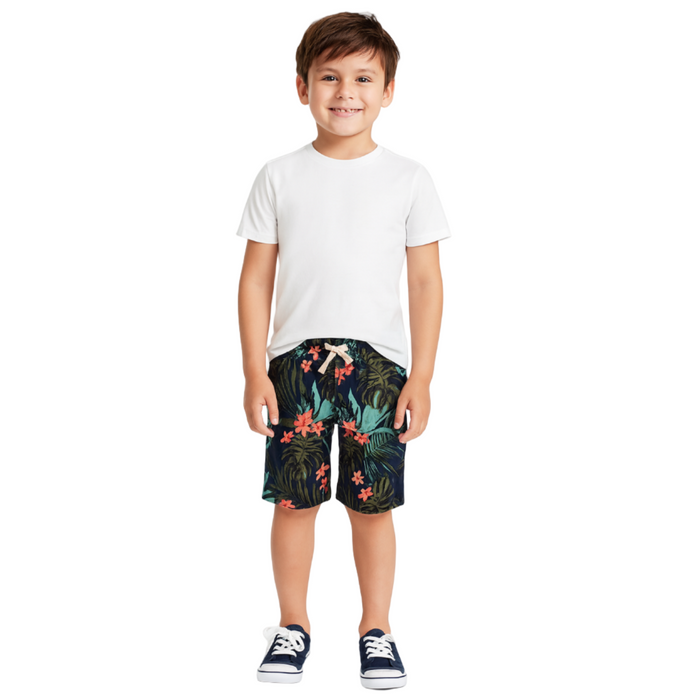 The Children's Place - Little Boys Tropical Pull On Jogger Shorts (7)