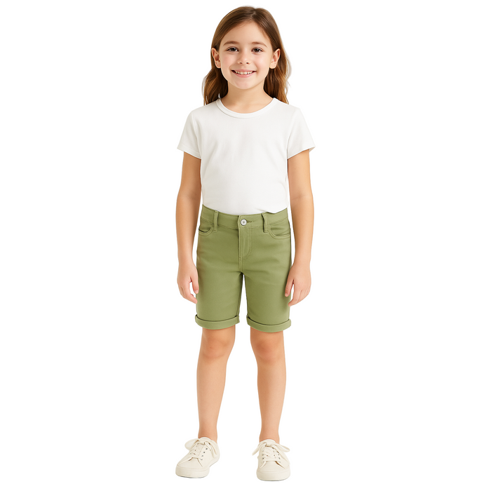 The Children's Place - Big Girls Roll Cuff Skimmer Short