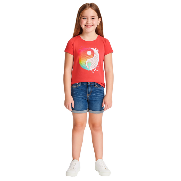 The Children's Place - Big Girls Short Sleeve T-Shirt Graphic