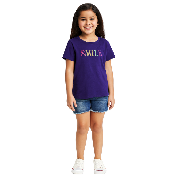 The Children's Place - Big Girls Short Sleeve Top Violet