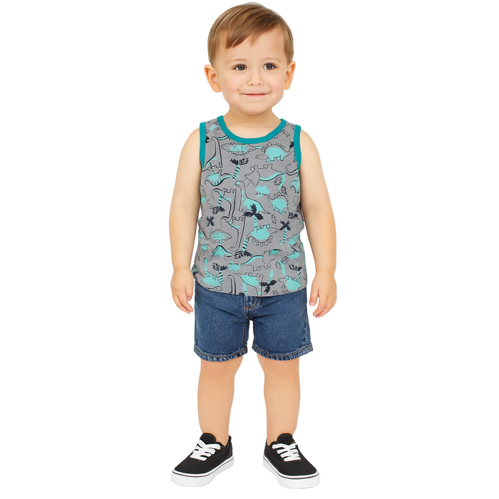 The Children's Place - Toddler Boys Tank Top Dinosaur Graphic (2)