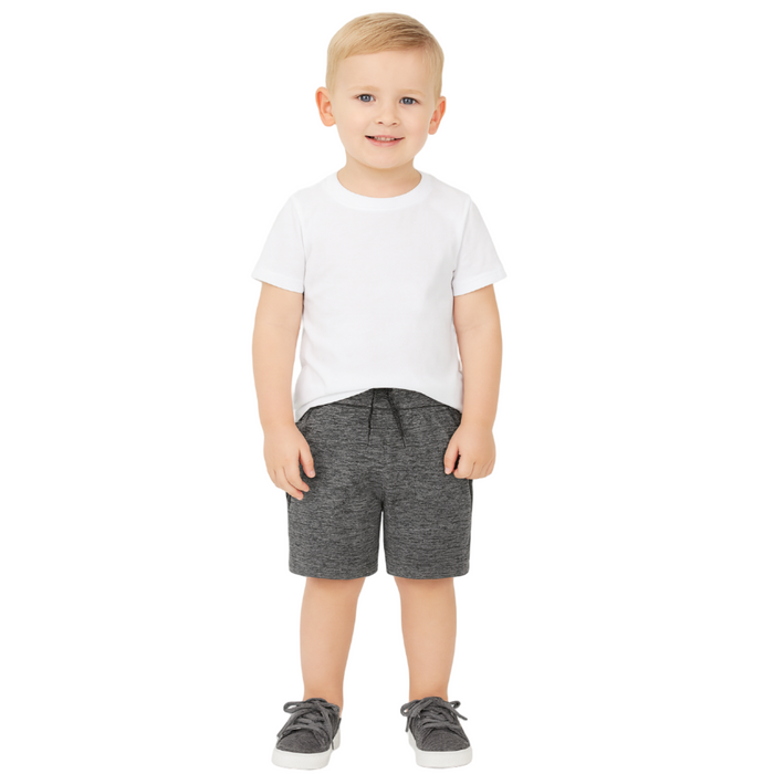 The Children's Place - Little Boys French Terry Black Shorts