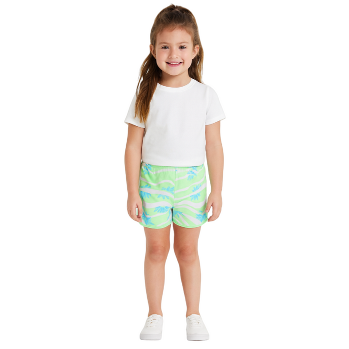 ID Ideology - Little Girls Floral Short (5-6)