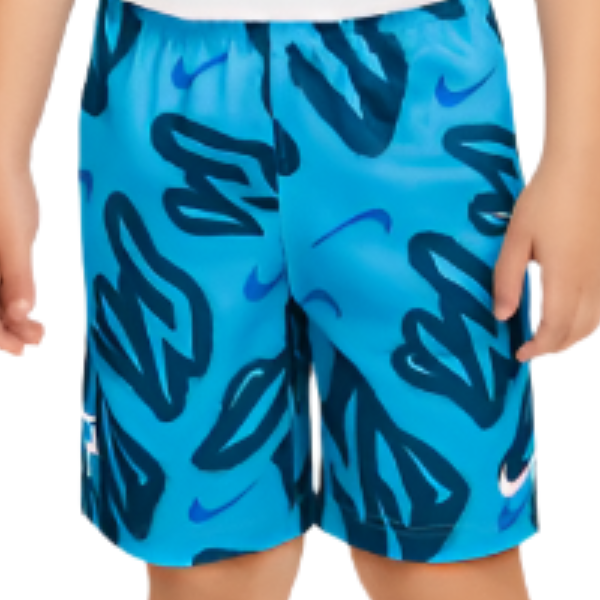 Nike - Little Boys 3BRAND by Russell Wilson Chlorine Blue Shorts (Small)