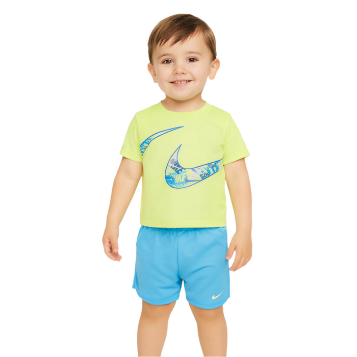 Nike - Toddler Boys Wild Air Tee and Short Baltic Blue Set