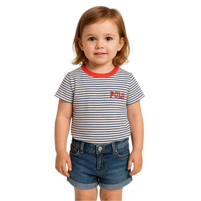 Polo Ralph Lauren Toddler - Stripped Logo T-Shirt
