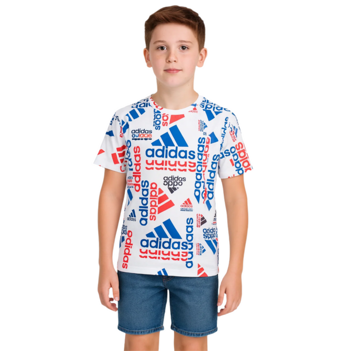 Adidas - Big Boys Short-Sleeve Logo Echo