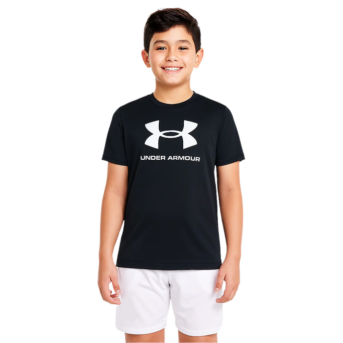 Under Armour - Big Boys Sport style Black T-Shirt