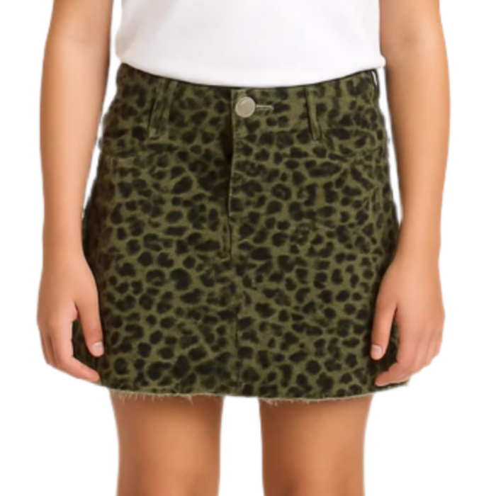 Mango - Kids Leopard Print Skirt