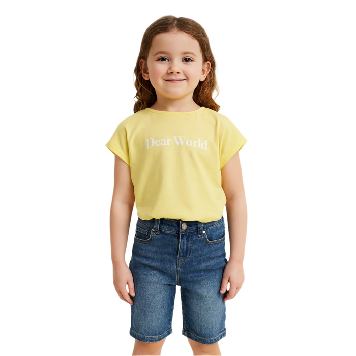 Mango - Organic Cotton Girls T-shirt (5-6)