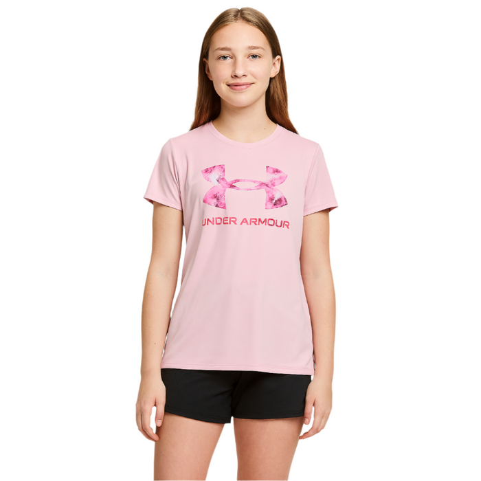Under Armour - Big Girls Tech Print T-Shirt (13-16)