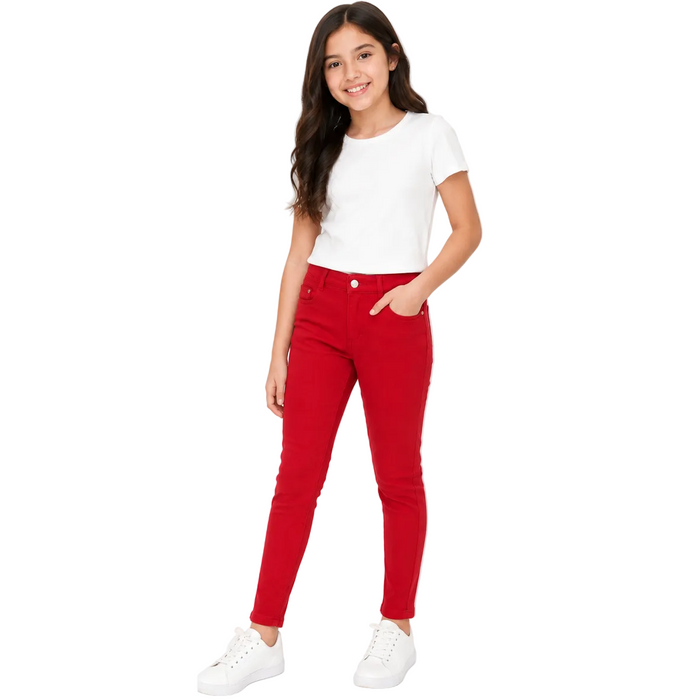 Mayoral - Big Girls Stretchable Pants Red