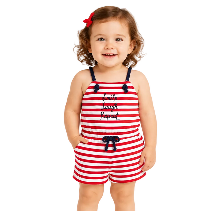 Mayoral - Little Girls Sleeveless Summer Playsuit