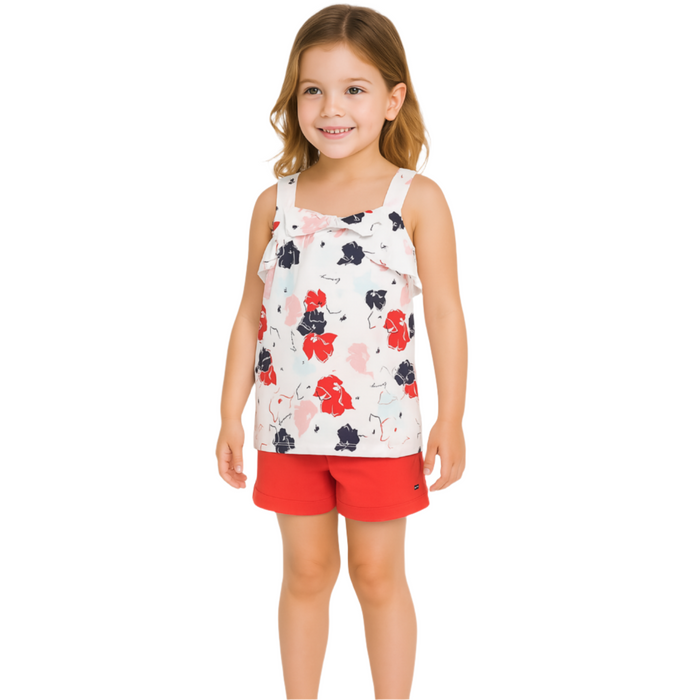 Tommy Hilfiger Little Girls - 2 Pieces Short Set Multi Color