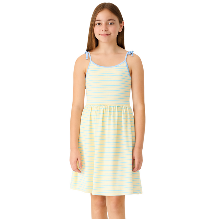 Polo Ralph Lauren -Big Girls Stripes Dress Yellow/Blue (16)