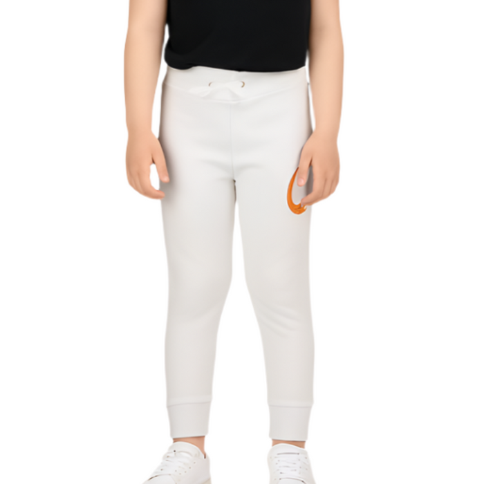 Calvin Klein Performance Big Girls - White With CK Performance Logo Pants