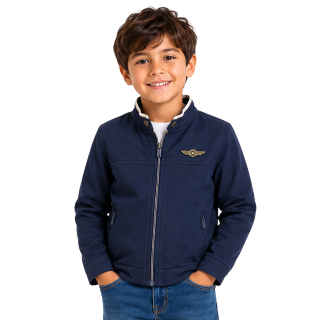 Mayoral - Little Boys Zipper Jacket Navy Blue