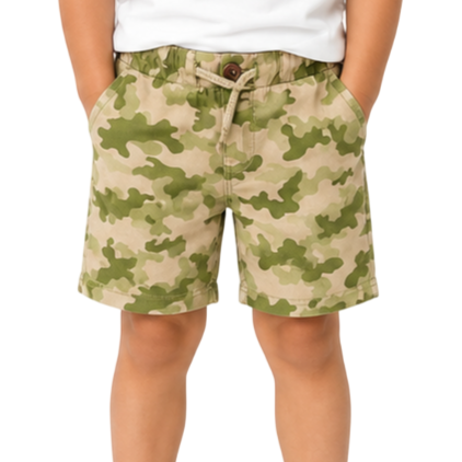 Mayoral - Little Boys Camouflage Green Shorts