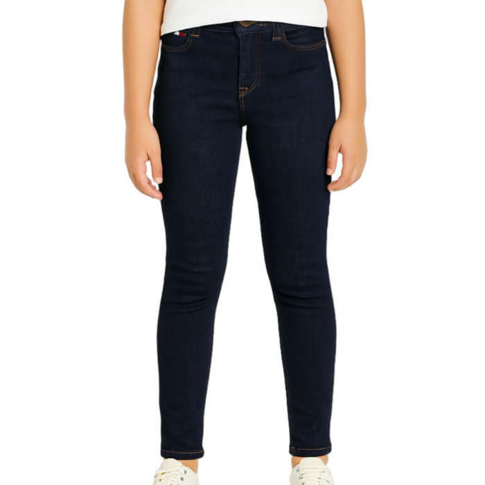 Tommy Hilfiger - Little Girls Denim Sophie Skinny Jeans Sky Niceville Dark Stretch (28/32)