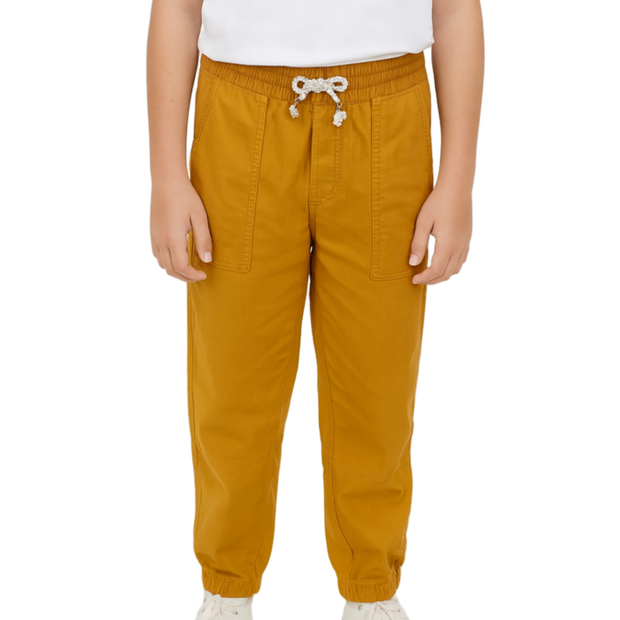 Epic Threads - Big Boys Twill Jogger Pants English Mustard