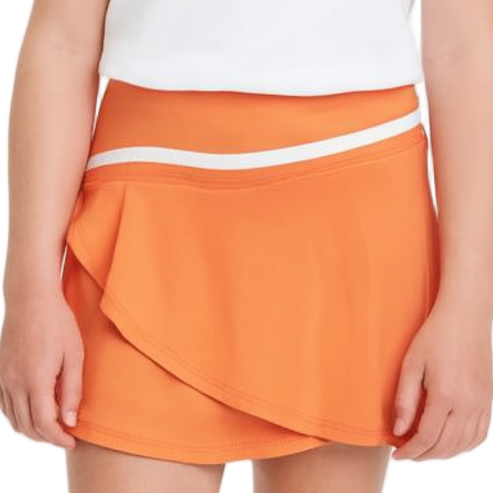 ID Ideology - Big Girls Solid Asymmetrical Skort Melon Sorbet
