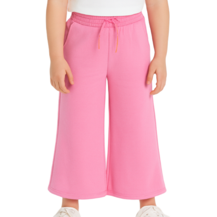 Epic Threads - Little Girls Cropped Wide-Leg French Pop Pink Extra Small (5-6)