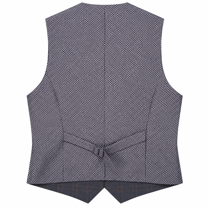 Very Man Check Pattern Suit Vest