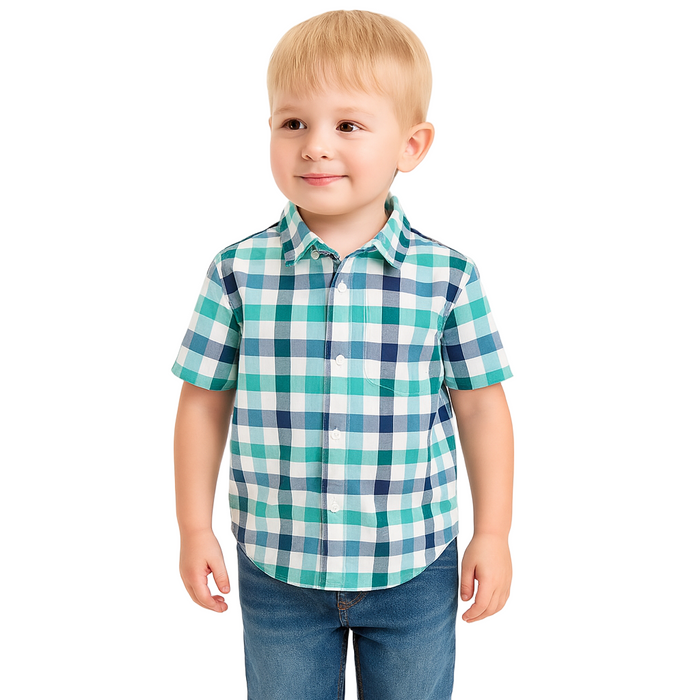 Epic Threads - Toddler Little Boys Short-Sleeve Polo Medieval Blue (4)