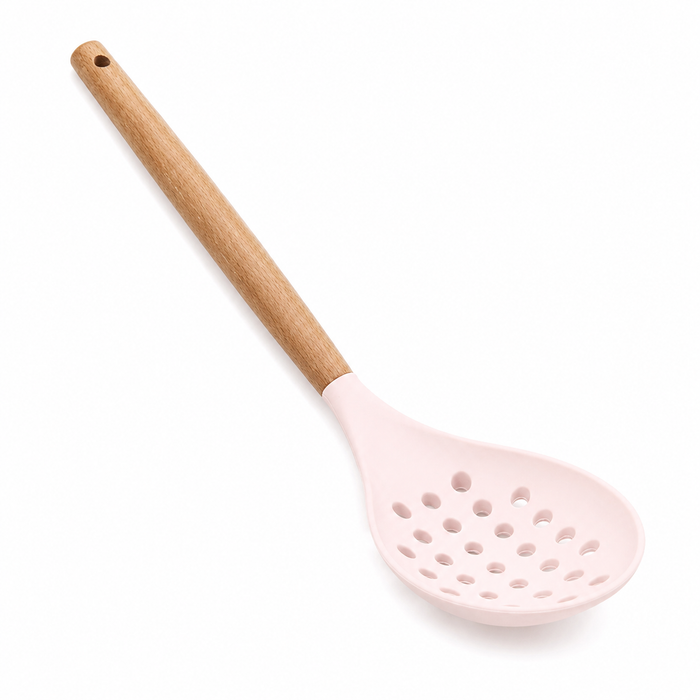 Silicone Skimmer Slotted Spoon