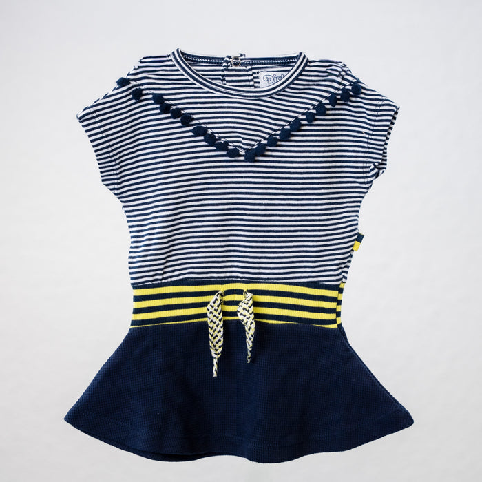 Dirkje Baby Striped T-Shirt + Skirt Set