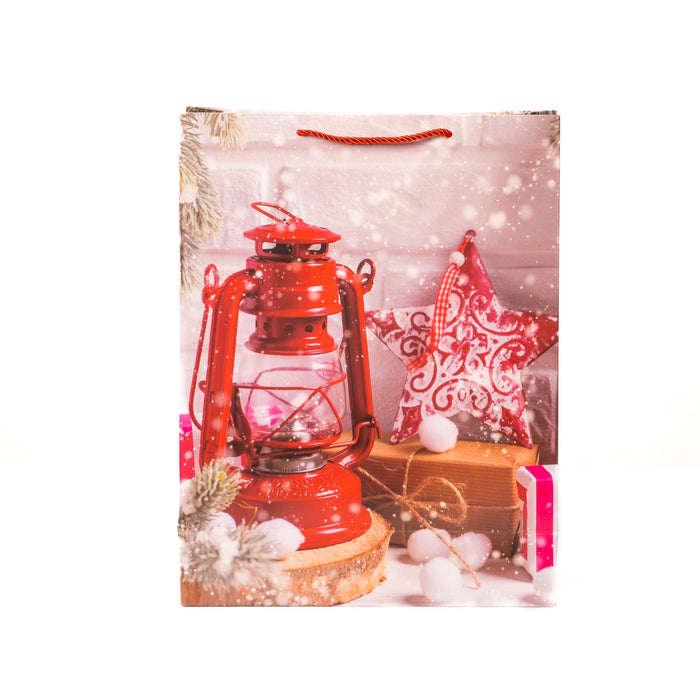 Large Gift Bags with Christmas Design